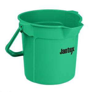 Jantex groene maatemmer met schenktuit 10ltr