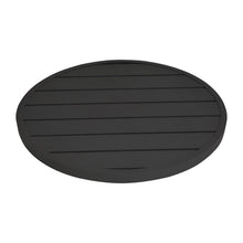 Afbeelding in Gallery-weergave laden, Bolero zwart aluminium tafelblad rond 580mm