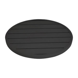 Bolero zwart aluminium tafelblad rond 580mm