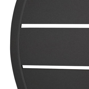 Bolero zwart aluminium tafelblad rond 580mm