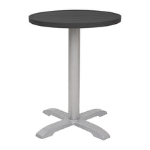 Afbeelding in Gallery-weergave laden, Bolero zwart aluminium tafelblad rond 580mm
