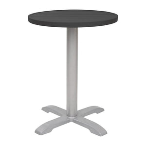 Bolero zwart aluminium tafelblad rond 580mm