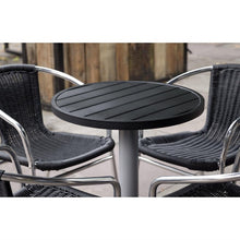 Afbeelding in Gallery-weergave laden, Bolero zwart aluminium tafelblad rond 580mm