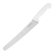Afbeelding in Gallery-weergave laden, Hygiplas gekarteld gebakmes Wit 25,4cm