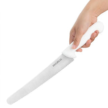 Afbeelding in Gallery-weergave laden, Hygiplas gekarteld gebakmes Wit 25,4cm