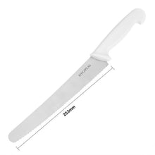 Afbeelding in Gallery-weergave laden, Hygiplas gekarteld gebakmes Wit 25,4cm