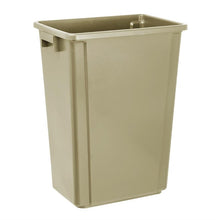 Afbeelding in Gallery-weergave laden, Jantex smalle afvalbak beige 60ltr