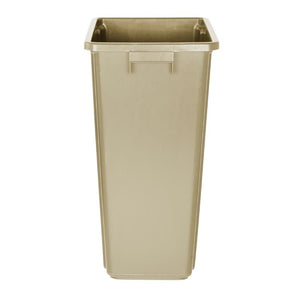 Jantex smalle afvalbak beige 60ltr