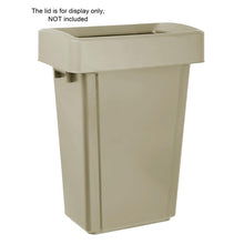 Afbeelding in Gallery-weergave laden, Jantex smalle afvalbak beige 60ltr