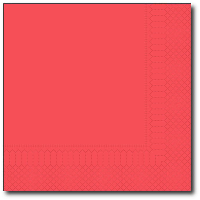 Servetten N40/2 rood 2000 st.
