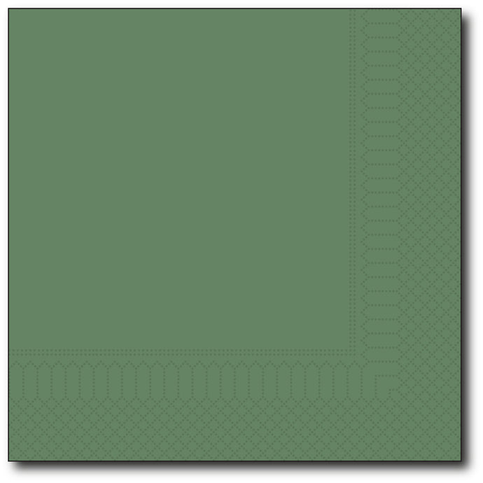 Servetten N40/2 donkergroen 2000 st.