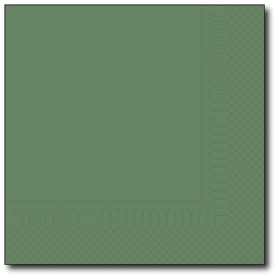 Servetten N33/2 donkergroen 2000 st.