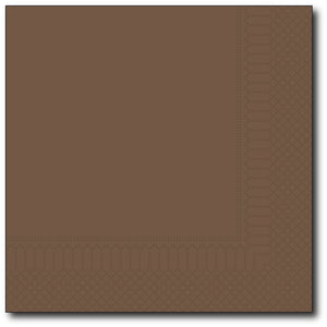 Servetten N25/2 chocolate 1800 stuks