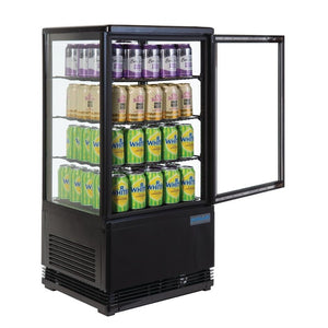 Polar C-serie koelvitrine zwart 68L