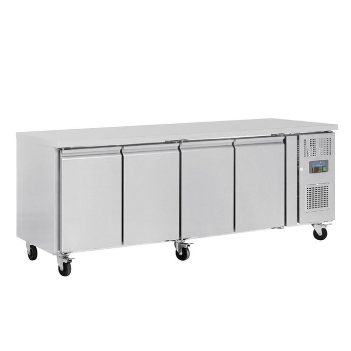 Polar U-serie 4-deurs koelwerkbank 449L