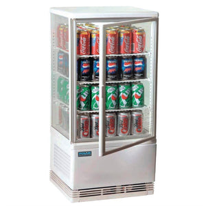 Polar C-serie koelvitrine wit 68L