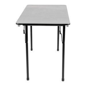 Bolero ABS rechthoekige klaptafel grijs 122cm