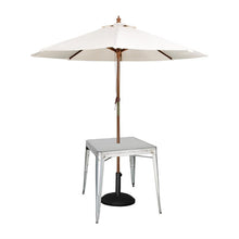 Afbeelding in Gallery-weergave laden, Bolero Bistro gegalvaniseerd stalen tafel vierkant 668mm