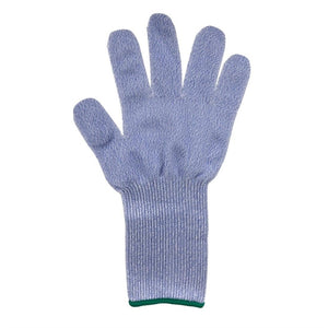 Blauwe snijbestendige handschoen M