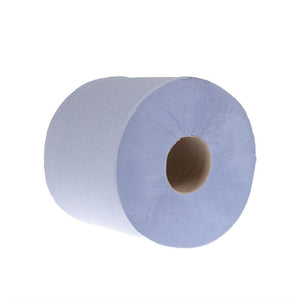 Jantex centrefeed handdoekrollen blauw (6 stuks)
