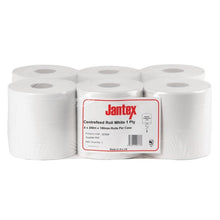 Afbeelding in Gallery-weergave laden, Jantex centrefeed handdoekrollen wit (6 stuks)