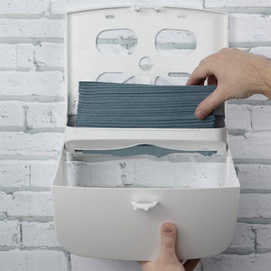 Jantex multi-fold handdoekdispenser wit