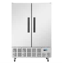 Afbeelding in Gallery-weergave laden, Polar G-serie 2-deurs slimline RVS koeling 960L