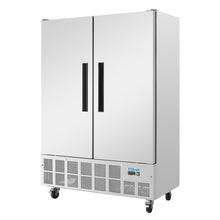 Afbeelding in Gallery-weergave laden, Polar G-serie 2-deurs slimline RVS koeling 960L