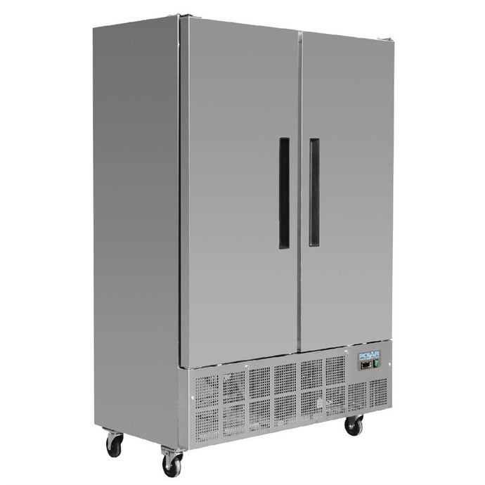 Polar g-serie dubbele deur slanke vriezer 960ltr