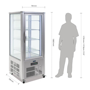 Polar G-serie gebaksvitrine 400L