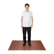 Afbeelding in Gallery-weergave laden, Jantex rubberen vetbestendige anti-vermoeidheidsmat rood 1500 x 900mm