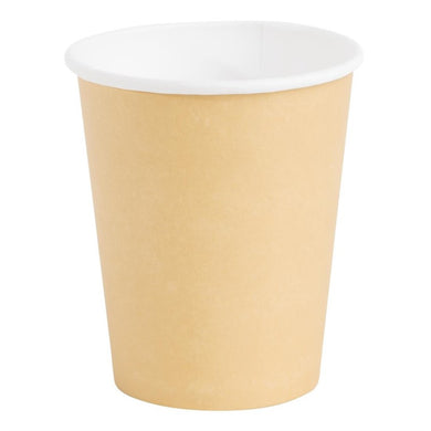 Fiesta Recyclable koffiebekers enkelwandig lichtbruin 23cl (1000 stuks)