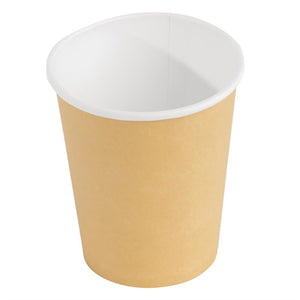 Fiesta Recyclable koffiebekers enkelwandig lichtbruin 23cl (1000 stuks)