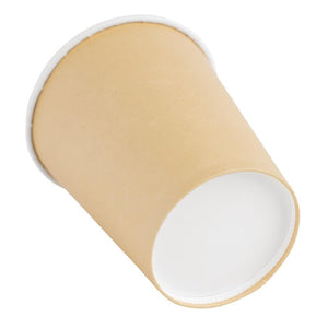 Fiesta Recyclable koffiebekers enkelwandig lichtbruin 23cl (1000 stuks)