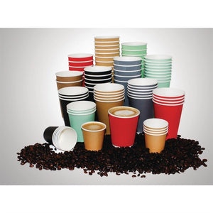 Fiesta Recyclable koffiebekers enkelwandig lichtbruin 23cl (1000 stuks)