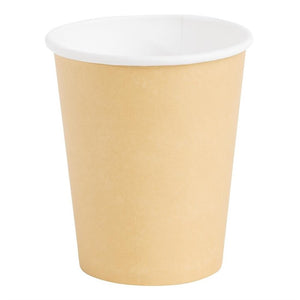 Fiesta Recyclable koffiebekers enkelwandig lichtbruin 23cl (50 stuks)