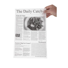 Afbeelding in Gallery-weergave laden, Vetvrij papier krantopdruk 27x42cm (500 stuks)
