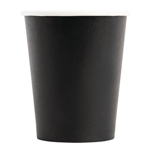 Fiesta Recyclable koffiebekers enkelwandig zwart 23cl (1000 stuks)