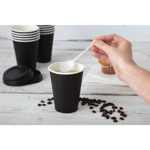 Fiesta Recyclable koffiebekers enkelwandig zwart 23cl (50 stuks)