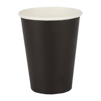 Fiesta Recyclable koffiebekers enkelwandig zwart 34cl (1000 stuks)