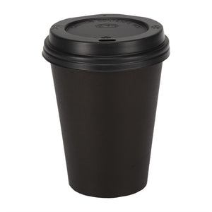 Fiesta Recyclable koffiebekers enkelwandig zwart 34cl (1000 stuks)