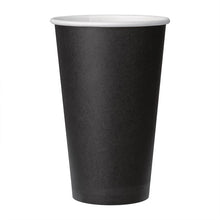 Afbeelding in Gallery-weergave laden, Fiesta Recyclable koffiebeker enkelwandig zwart 455ml (1000 stuks)