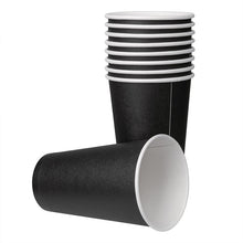 Afbeelding in Gallery-weergave laden, Fiesta Recyclable koffiebeker enkelwandig zwart 455ml (1000 stuks)