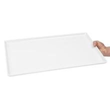 Afbeelding in Gallery-weergave laden, APS Float platte melamine schaal wit GN 1/1