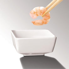 Afbeelding in Gallery-weergave laden, APS Float vierkante melamine kom wit 5,5x5,5cm