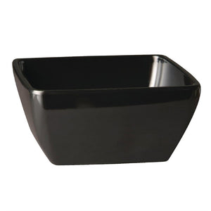 APS Pure vierkante melamine kom zwart 9x9cm