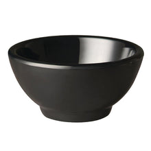 Afbeelding in Gallery-weergave laden, APS Pure ronde melamine kom zwart 9cm