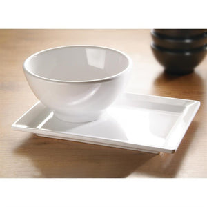 APS Pure ronde melamine kom wit 13cm