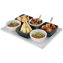 Afbeelding in Gallery-weergave laden, APS Pure rechthoekige melamine schaal wit 35,5x18cm