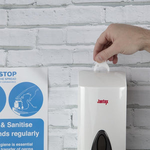 Jantex dispenser voor vloeibare zeep en handreiniger 900ml